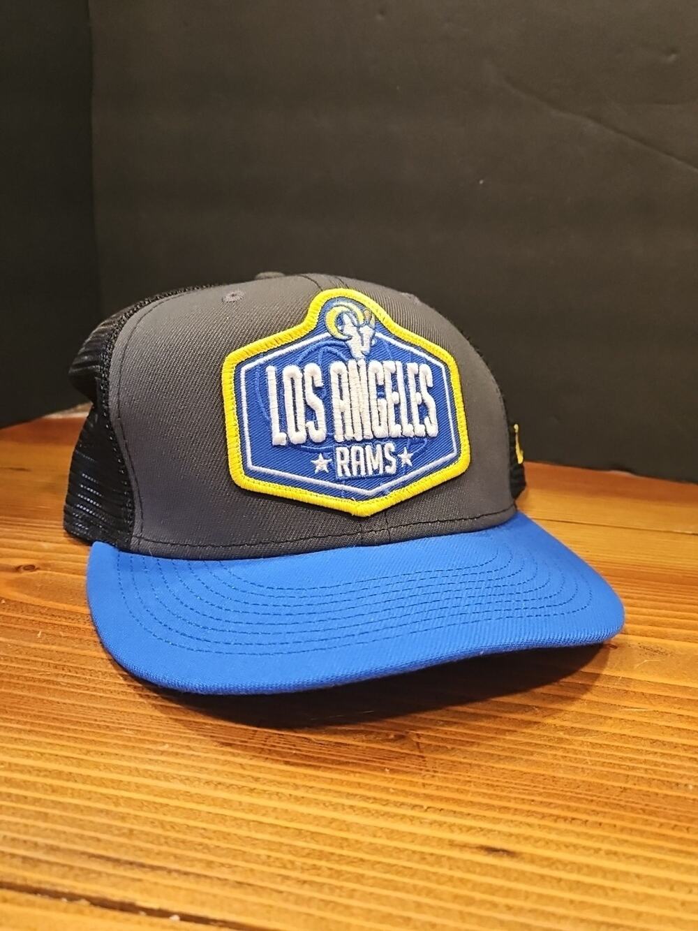 New Era Los Angeles Rams NFL Mesh Trucker 9Fifty Snapback Hat